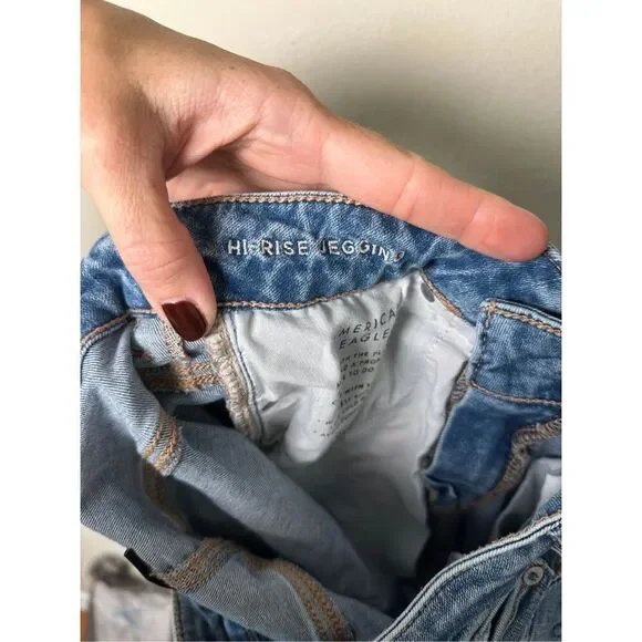 American Eagle Hi-Rise Jegging sz 2 NEXT LEVEL STRETCH - Picture 7 of 10